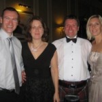 Paul Hession, Arlene Bowmaker, David Bowmaker & Lee McConnell Scottish Athletic Awards 2011