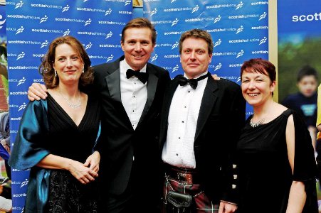 Life Fit Team with Roger Black MBE at The Scottish Athletics Awards 2011