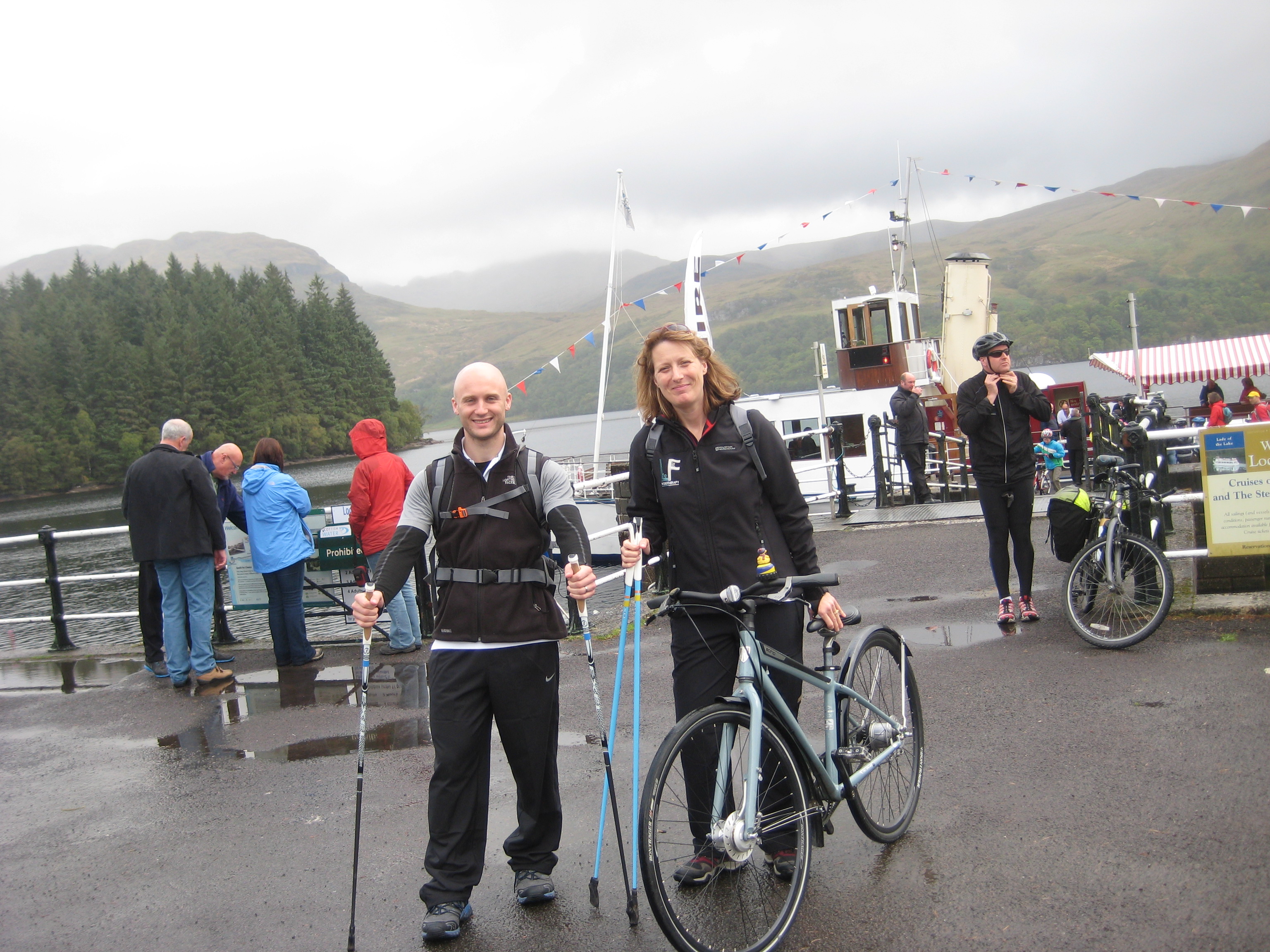 Stewart and Arlene ready to go